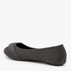 Refresh Heather Gray Ballet Flats