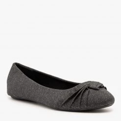 Refresh Heather Gray Ballet Flats