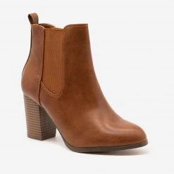 Novo Shoes Heeled Slip-on Booties Newest Arrivals