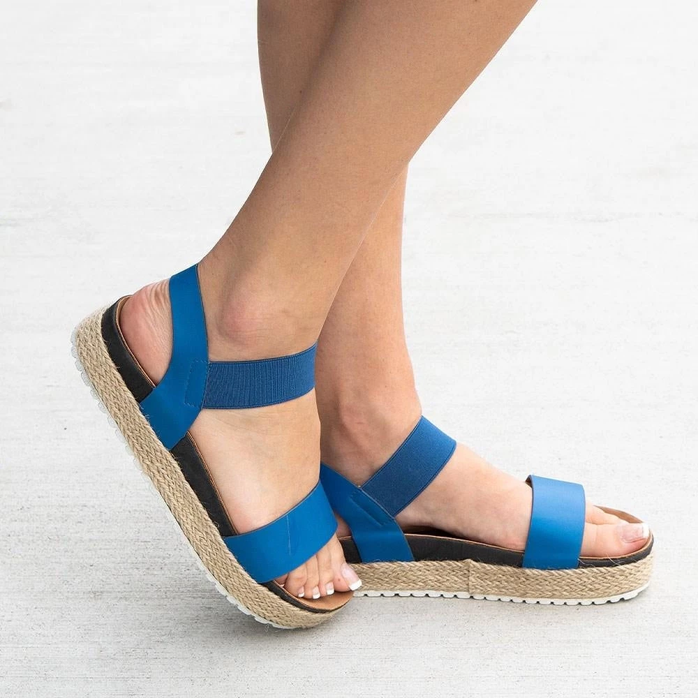 Refresh Heidi Triple Strap Espadrille Sandals 4 Refresh Heidi Triple Strap Espadrille Sandals