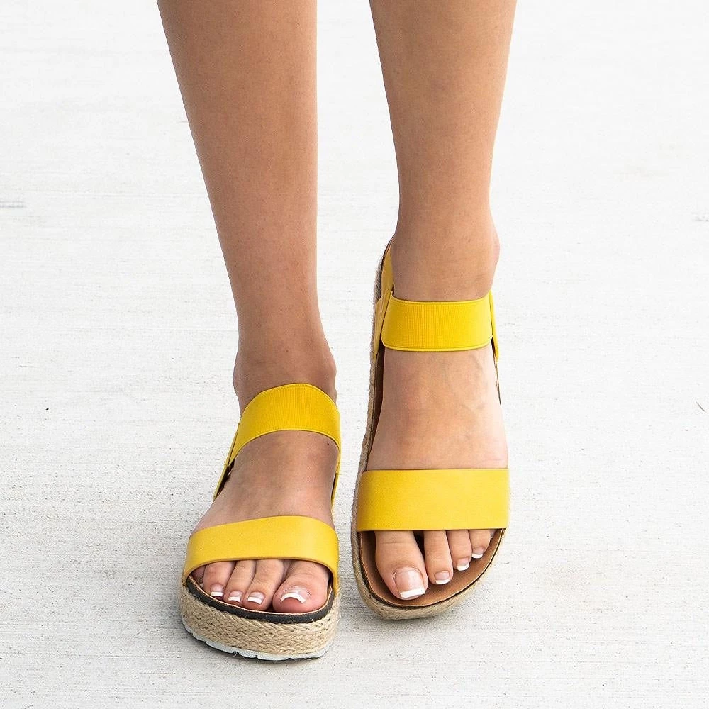 Refresh Heidi Triple Strap Espadrille Sandals 1 Refresh Heidi Triple Strap Espadrille Sandals