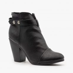 Breckelle's High Heel Belted Booties Newest Arrivals