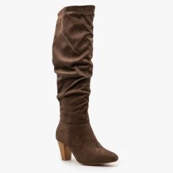 Refresh High Heel Slouchy Boots