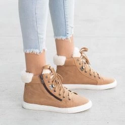 Forever Hightop Trimmed Sneakers