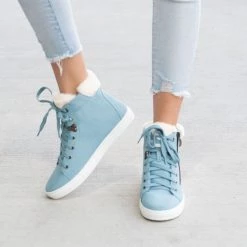 Forever Hightop Trimmed Sneakers