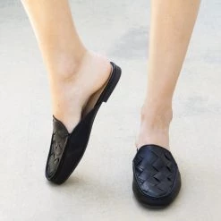 Bamboo Huarache Inspired Mules