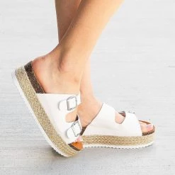 Mata Iconic Double Buckled Platform Sandals Newest Arrivals