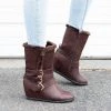 Reneeze Shoes Newest Arrivals Inner Wedged Booties