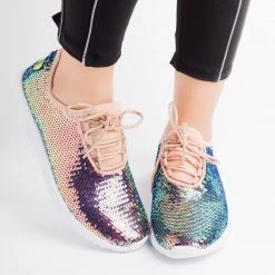 Forever Iridescent Sequin Sneakers Newest Arrivals