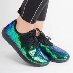 Forever Iridescent Sequin Sneakers Newest Arrivals