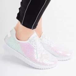 Forever Iridescent Sequin Sneakers Newest Arrivals