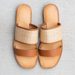 Soda Shoes Island Woven Strap Sandal