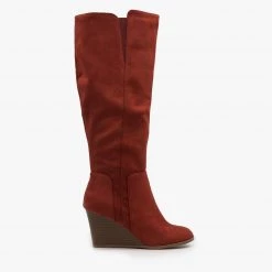 Delicious Shoes Knee High Boot Wedges FINAL SALE Newest Arrivals