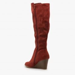 Delicious Shoes Knee High Boot Wedges FINAL SALE Newest Arrivals