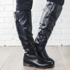 Wild Diva Shoes Knee High Chic Riding Boots