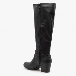 Top Moda Knee High Chunky Heel Boots FINAL SALE 10 Top Moda Knee High Chunky Heel Boots FINAL SALE