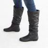 Wild Diva Shoes Knee High Folded Riding Boots Newest Arrivals