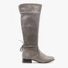 Soho Girls Newest Arrivals Knee High Gold Accent Boots