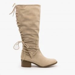 AMS Shoes Knee High Lace-Up Boots FINAL SALE Newest Arrivals
