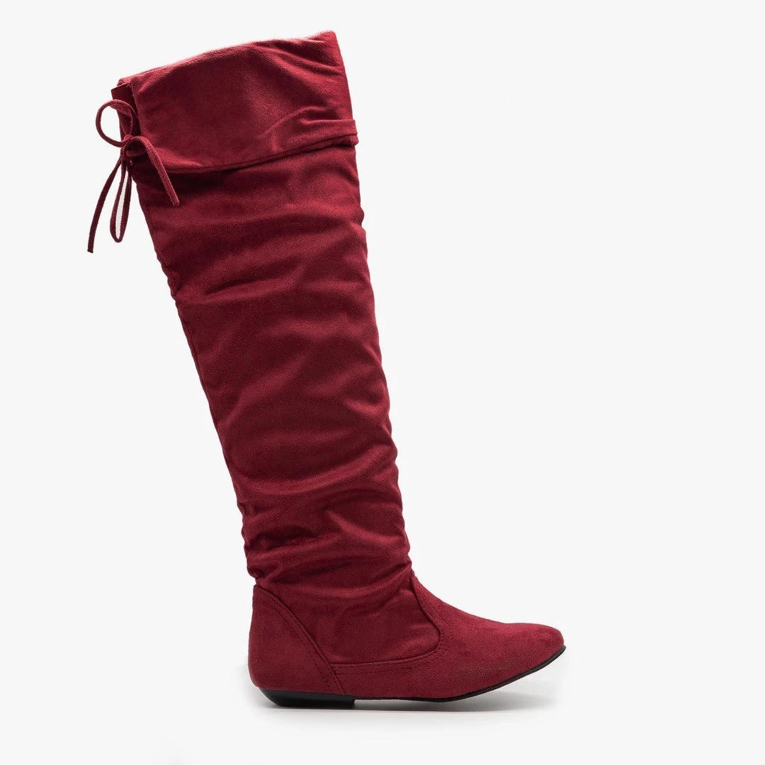 Forever Knee High Wide-Cuffed Boots Newest Arrivals 6 Forever Knee High Wide-Cuffed Boots Newest Arrivals