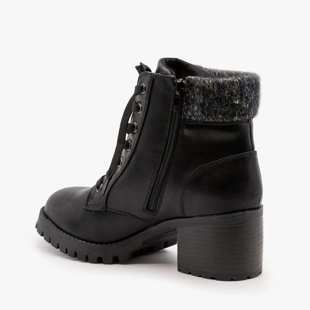 Bamboo Shoes Knit Cuff Combat Boots FINAL SALE FINAL SALE Newest Arrivals 6 Bamboo Shoes Knit Cuff Combat Boots FINAL SALE FINAL SALE Newest Arrivals