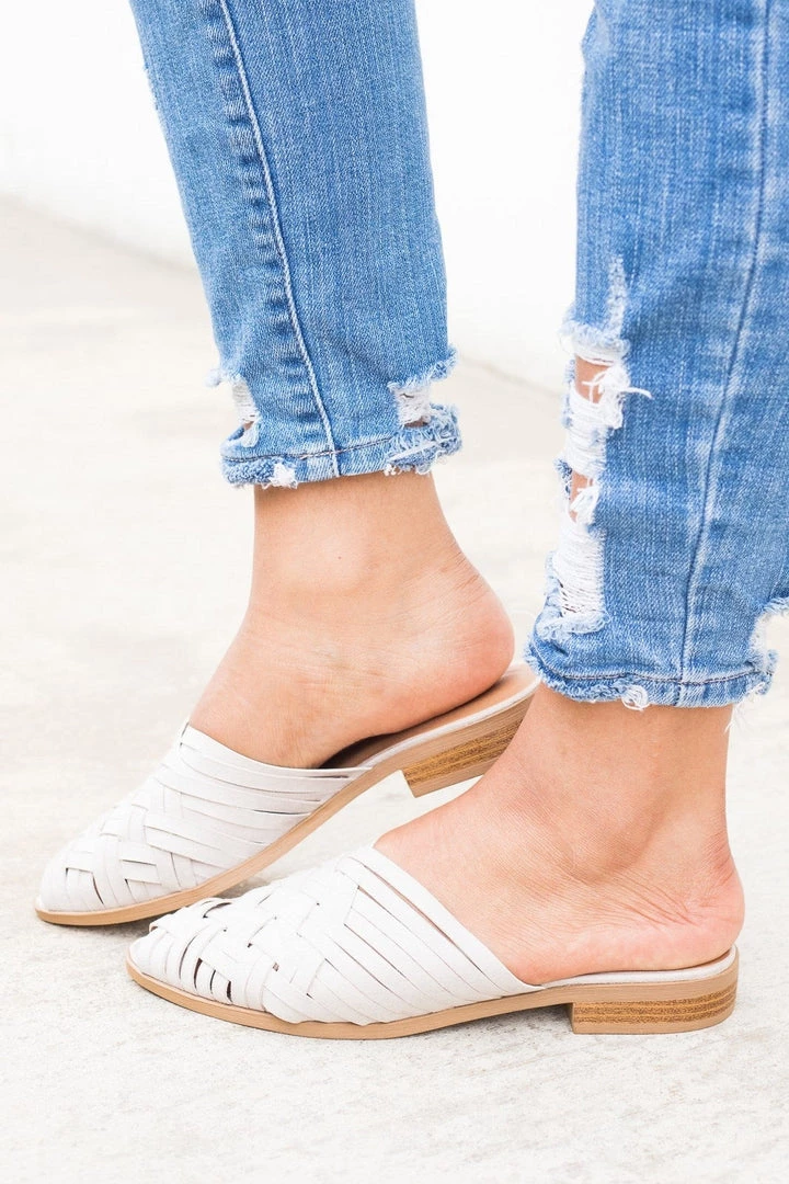 Qupid Shoes Knit Slip On Mule Flats Newest Arrivals 1 Qupid Shoes Knit Slip On Mule Flats Newest Arrivals