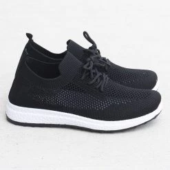 Forever Newest Arrivals Knitted Elastic Active Sneakers