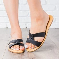 Sunny Feet Knot Strap Slides