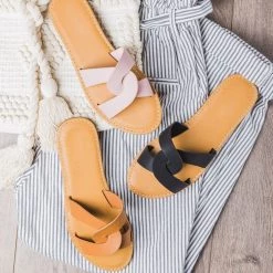 Sunny Feet Knot Strap Slides