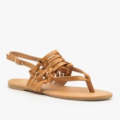 Qupid Shoes Knotted Basketweave Sandals Newest Arrivals