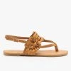 Qupid Shoes Knotted Basketweave Sandals Newest Arrivals