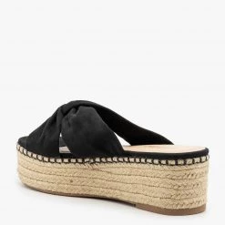 Bella Marie Newest Arrivals Knotted Espadrille Platform Sandals