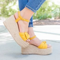 Unbranded/Generic Knotted Espadrille Platform Wedge 12 Unbranded/Generic Knotted Espadrille Platform Wedge