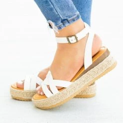 Bamboo Shoes Knotted Espadrille Sandal Wedges Newest Arrivals
