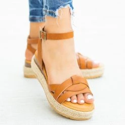 Bamboo Shoes Knotted Espadrille Sandal Wedges Newest Arrivals