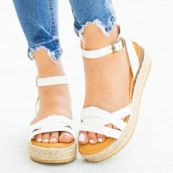 Bamboo Shoes Knotted Espadrille Sandal Wedges Newest Arrivals