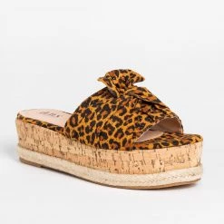 AMS Shoes Knotted Pinhole Cork Flatform Sandals 14 AMS Shoes Knotted Pinhole Cork Flatform Sandals