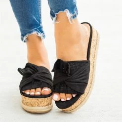 AMS Shoes Knotted Pinhole Cork Flatform Sandals 18 AMS Shoes Knotted Pinhole Cork Flatform Sandals
