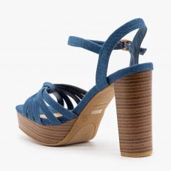 Bamboo Shoes Newest Arrivals Knotted Strappy High Heels