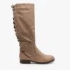 Bamboo Shoes Newest Arrivals Lace-Up Back Riding Boots
