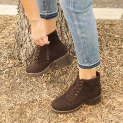 Bamboo Shoes Lace Up Combat Boots Newest Arrivals