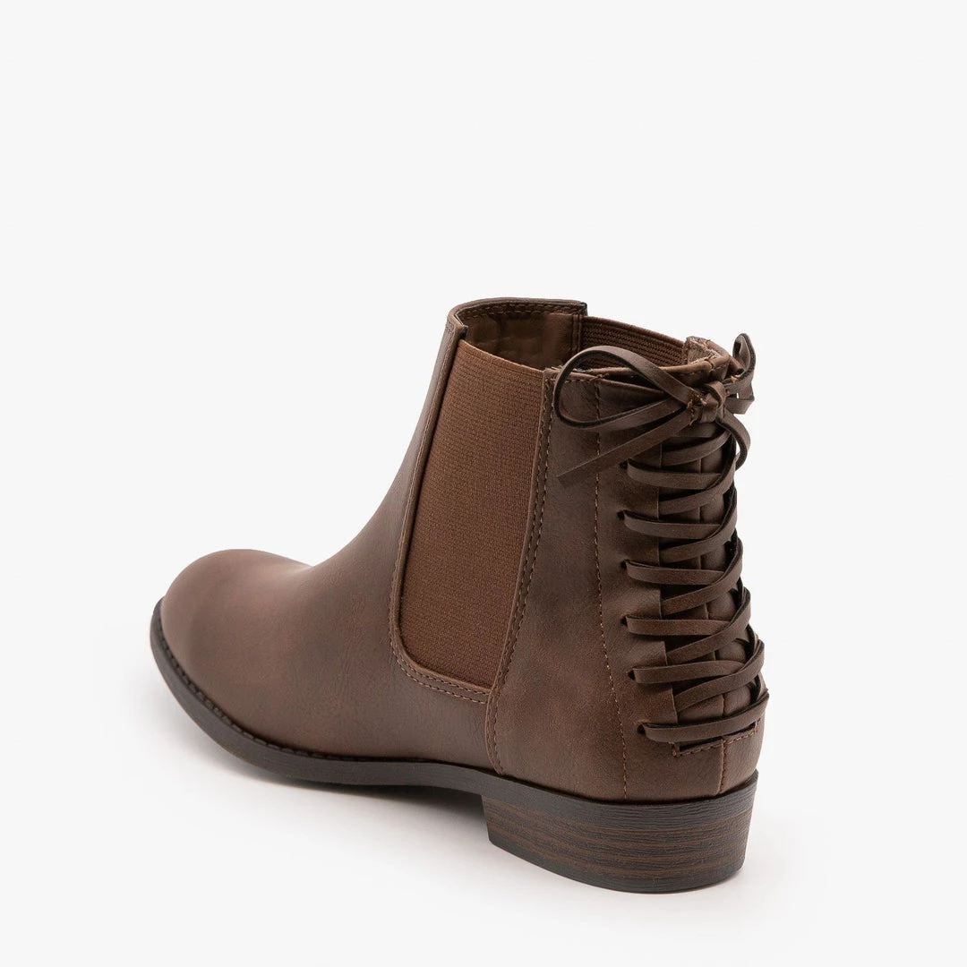 City Classified Shoes Lace-Up Corset Booties Newest Arrivals 8 City Classified Shoes Lace-Up Corset Booties Newest Arrivals