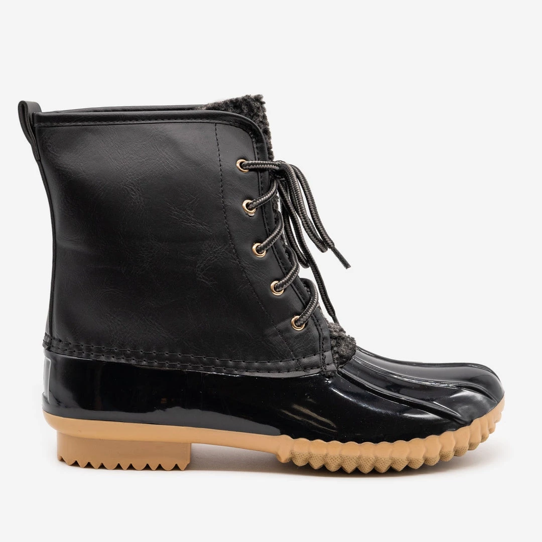 Nature Breeze Lace Up Duck Boots Newest Arrivals 4 Nature Breeze Lace Up Duck Boots Newest Arrivals