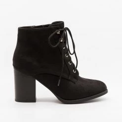 Soda Shoes Newest Arrivals Laced Oxford Booties FINAL SALE