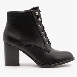 Soda Shoes Newest Arrivals Laced Oxford Booties FINAL SALE