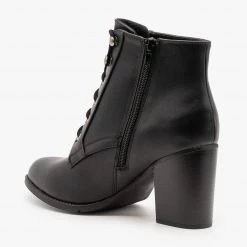 Soda Shoes Newest Arrivals Laced Oxford Booties FINAL SALE