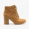 Soda Shoes Newest Arrivals Laced Oxford Booties FINAL SALE