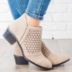 Soho Girls Laser Cut Ankle Boot Newest Arrivals