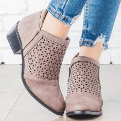 Soho Girls Laser Cut Ankle Boot Newest Arrivals