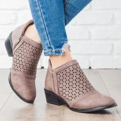 Soho Girls Laser Cut Ankle Boot Newest Arrivals